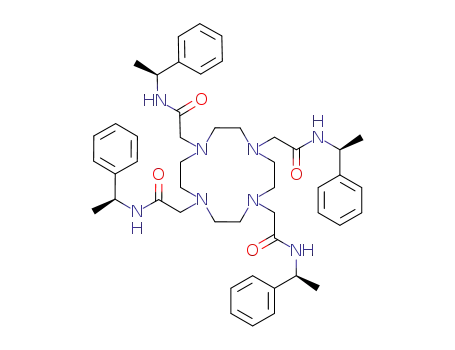 Molecular Structure of 188747-38-8 (1,4,7,10-Tetraazacyclododecane-1,4,7,10-tetraacetamide,
N,N',N'',N'''-tetrakis[(1S)-1-phenylethyl]-)