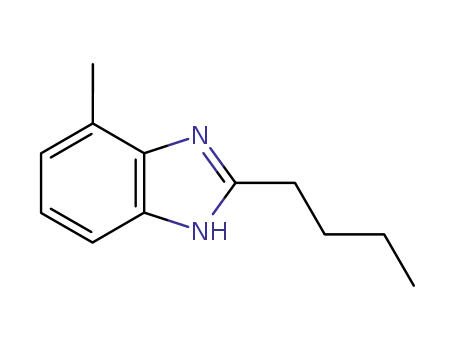 Molecular Structure of 77303-08-3 (1H-Benzimidazole,2-butyl-4-methyl-(9CI))