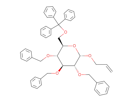 allyl 2,3,4-tri-O-benzyl-6-O-trityl-α-D-glucopyranoside