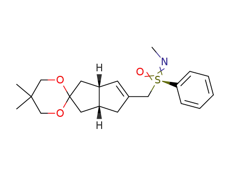 [3'aR-(3'aα,5'(R<sup>*</sup>),6'aα)]-N-methyl-S-phenyl-S-{[3',3'a,4',6'a-tetrahydro-5,5-dimethylspiro(1,3-dioxan-2,2'(1'H)-pentalen)-5'-yl]methyl}sulfoximine