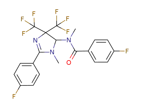 Benzamide,
4-fluoro-N-[2-(4-fluorophenyl)-4,5-dihydro-1-methyl-4,4-bis(trifluorometh
yl)-1H-imidazol-5-yl]-N-methyl-