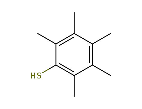 Molecular Structure of 42448-56-6 (PENTAMETHYLBENZENETHIOL)