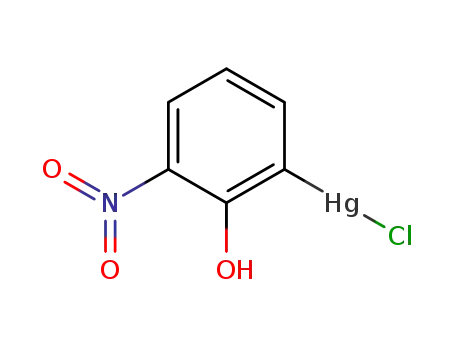 Molecular Structure of 33631-70-8 (Mercury, chloro(2-hydroxy-3-nitrophenyl)-)