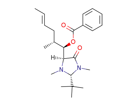 (2R,5S,1'R,2'R)-5-((E)-1'-benzoyloxy-2'-methyl-4'-hexenyl)-2-(tert-butyl)-1,3-dimethylimidazolidin-4-one