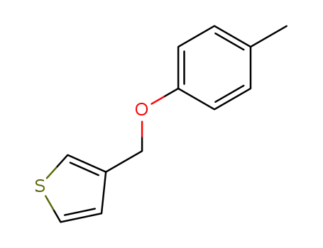 Molecular Structure of 190521-52-9 (Thiophene, 3-[(4-methylphenoxy)methyl]-)