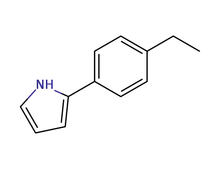 Molecular Structure of 88054-90-4 (1H-Pyrrole, 2-(4-ethylphenyl)-)