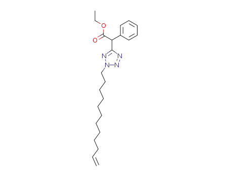 (2-Dodec-11-enyl-2H-tetrazol-5-yl)-phenyl-acetic acid ethyl ester
