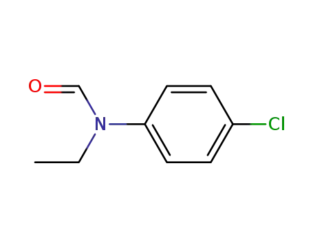 Molecular Structure of 13519-67-0 (N-(4-CHLOROPHENYL)-N-ETHYLFORMAMIDE)