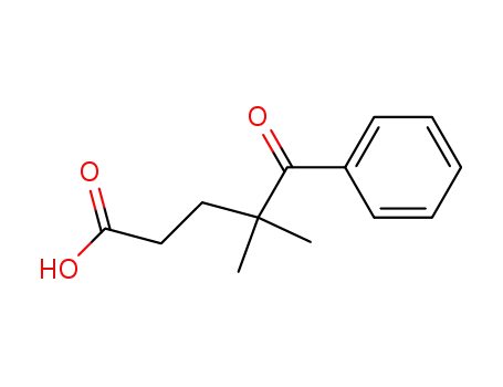 Molecular Structure of 2938-68-3 (4,4-dimethyl-5-oxo-5-phenylpentanoic acid)