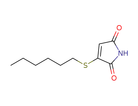 Molecular Structure of 1266664-83-8 (3-(hexylsulfanyl)-1H-pyrrole-2,5-dione)