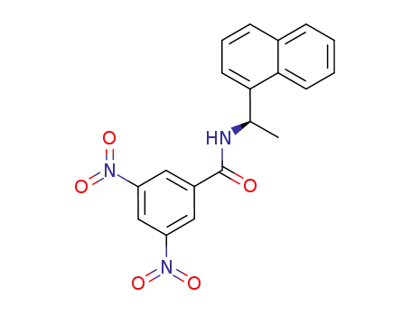 Molecular Structure of 85922-31-2 ((S)-(+)-N-[1-(1-NAPHTHYL)ETHYL]-3,5-DINITROBENZAMIDE)
