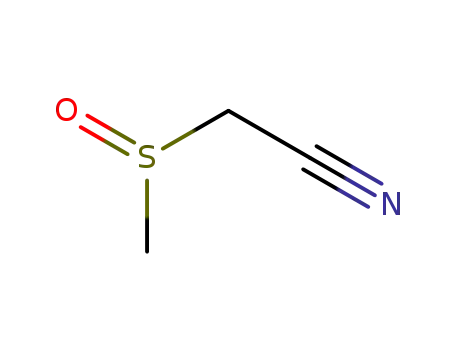 Molecular Structure of 52109-49-6 (METHANESULFINYL-ACETONITRILE)
