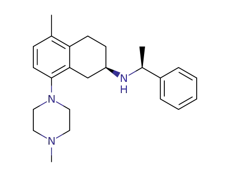 (2R)-5-methyl-8-(4-methylpiperazin-1-yl)-N-[(1S)-1-phenylethyl]-1,2,3,4-tetrahydro-naphthalen-2-amine