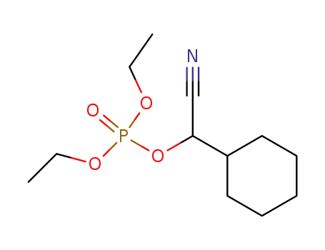 Phosphoric acid, cyanocyclohexylmethyl diethyl ester