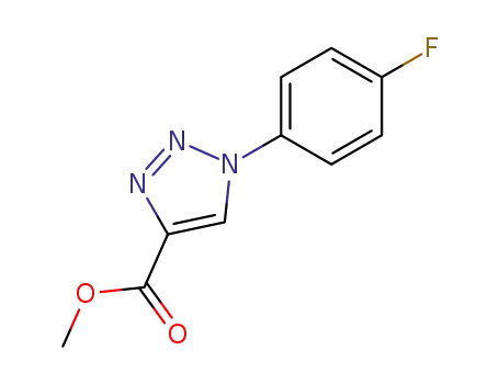methyl 1-(4-fluorophenyl)-1H-1,2,3-triazole-4-carboxylate