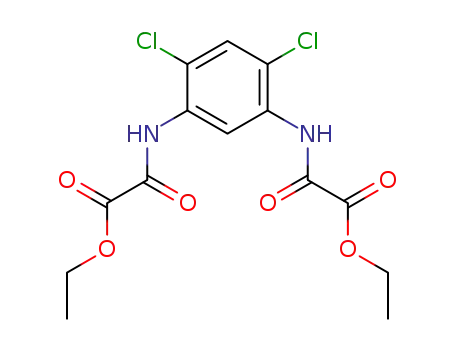 Molecular Structure of 53882-23-8 (Diethyl (4,6-dichloro-m-phenylene)dioxamate)