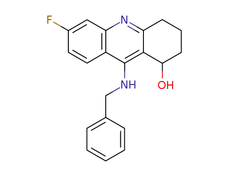 1,2,3,4-Tetrahydro-6-fluoro-9-((phenylmethyl)amino)-1-acridinol