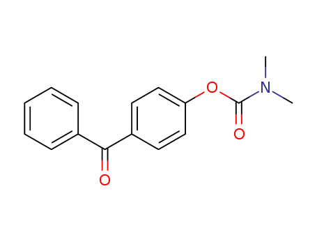 Molecular Structure of 431931-77-0 (4-benzoylphenyl dimethylcarbamate)