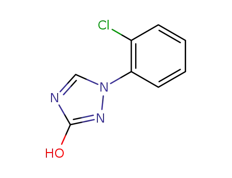 Molecular Structure of 37176-51-5 (3H-1,2,4-Triazol-3-one, 1-(2-chlorophenyl)-1,2-dihydro-)