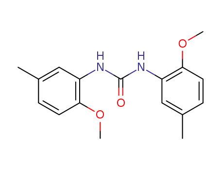 Molecular Structure of 84379-37-3 (1,3-bis(2-methoxy-5-methylphenyl)urea)