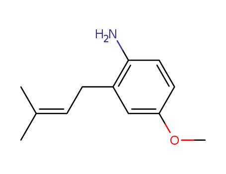 4-메톡시-2-(3-메틸-2-부테닐)벤젠아민