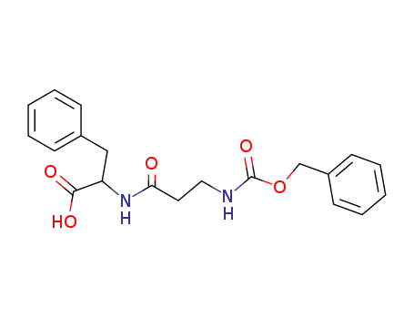 Molecular Structure of 21612-32-8 ((±)-Cbz-βAla-Phe-OH)