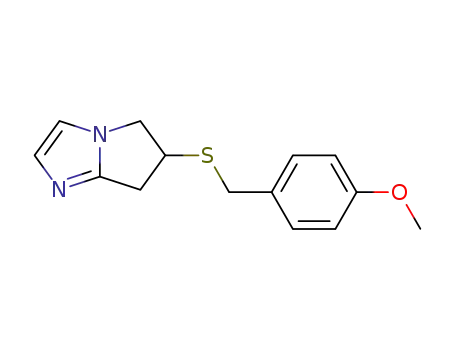 6,7-dihydro-6-p-methoxybenzylthio-5H-pyrrolo<1,2-a>imidazole