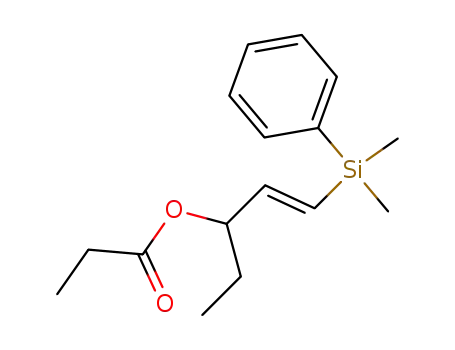 (+/-)-E-1-(phenyldimethylsilyl)pent-1-en-3-ol propionate