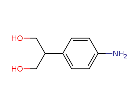 Molecular Structure of 126489-69-8 (1,3-Propanediol, 2-(4-aminophenyl)-)