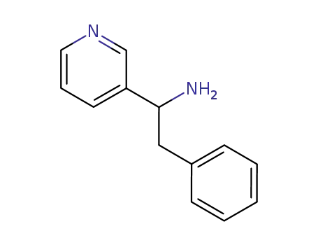 Molecular Structure of 118385-85-6 (2-Phenyl-1-pyridin-3-yl-ethylamine)
