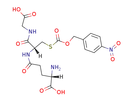 Molecular Structure of 95998-72-4 (S-(4-nitrocarbobenzoxy)glutathione)