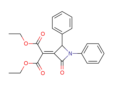 3-(Dietoxycarbonylmethylen)-1,4-diphenyl-2-azetidinon