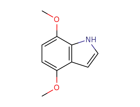 Molecular Structure of 23876-39-3 (4,7-DIMETHOXY-1H-INDOLE)