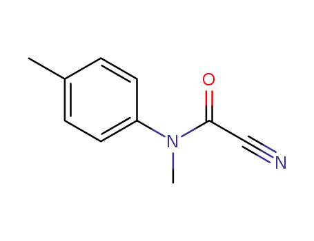 Molecular Structure of 1421492-11-6 (N-methyl-N-(p-tolyl)-carbamoyl cyanide)