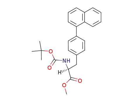 L-Phenylalanine, N-[(1,1-dimethylethoxy)carbonyl]-4-(1-naphthalenyl)-, methyl ester