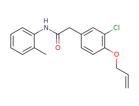 2-(4-Allyloxy-3-chloro-phenyl)-N-o-tolyl-acetamide