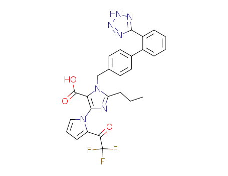 1H-Imidazole-5-carboxylicacid,2-propyl-1-[[2'-(2H-tetrazol-5-yl)[1,1'-biphenyl]-4-yl]methyl]-4-[2-(2,2,2-trifluoroacetyl)-1H-pyrrol-1-yl]-