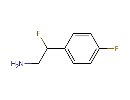 Molecular Structure of 115046-30-5 (Benzeneethanamine, beta,4-difluoro- (9CI))