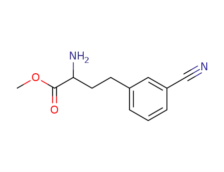 2-Amino-4-(3-cyano-phenyl)-butyric acid methyl ester