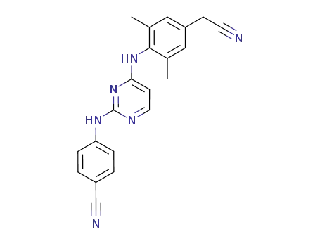 4-[4-(4-cyanomethyl-2,6-dimethyl-phenylamino)-pyrimidin-2-ylamino]-benzonitrile