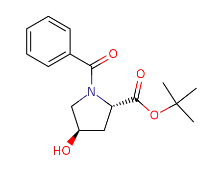 L-Proline, 1-benzoyl-4-hydroxy-, 1,1-dimethylethyl ester, trans-