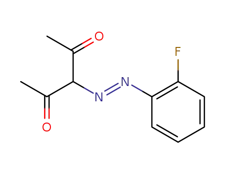 2,4-diketo-3-(o-fluorophenylazo)pentane
