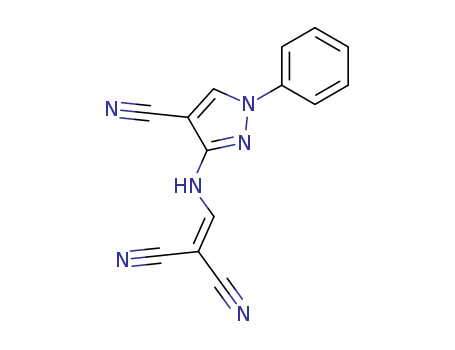 Propanedinitrile, [[(4-cyano-1-phenyl-1H-pyrazol-3-yl)amino]methylene]-