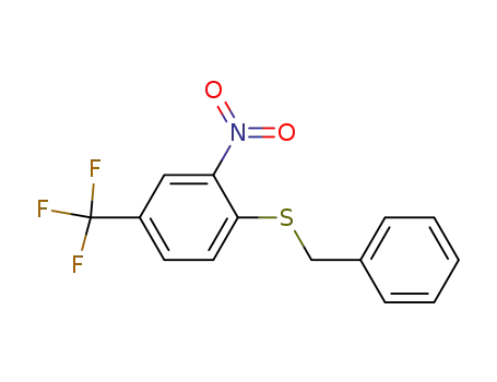 1-(benzylsulfanyl)-2-nitro-4-(trifluoromethyl)benzene