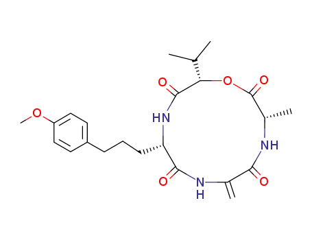 시클로[Dha-L-Ala-3,3-디메틸-L-Lac-5-(4-메톡시페닐)-L-Nva-]