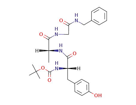 Boc-Tyr(OH)-D-Ala-Gly-benzylamine