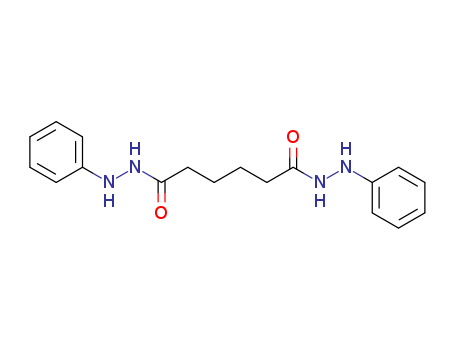 Molecular Structure of 15655-40-0 (Hexanedioic acid, bis(2-phenylhydrazide))
