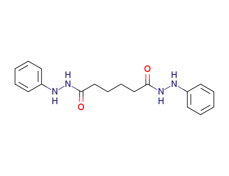 Molecular Structure of 15655-40-0 (Hexanedioic acid, bis(2-phenylhydrazide))