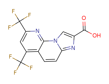 2,4-BIS(TRIFLUOROMETHYL)IMIDAZO[1,2-A][1,8]NAPHTHYRIDINE-8-CARBOXYLIC ACID