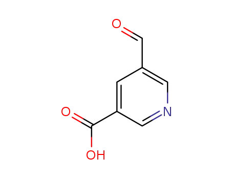 Molecular Structure of 893723-55-2 (5-FORMYLNICOTINIC ACID)
